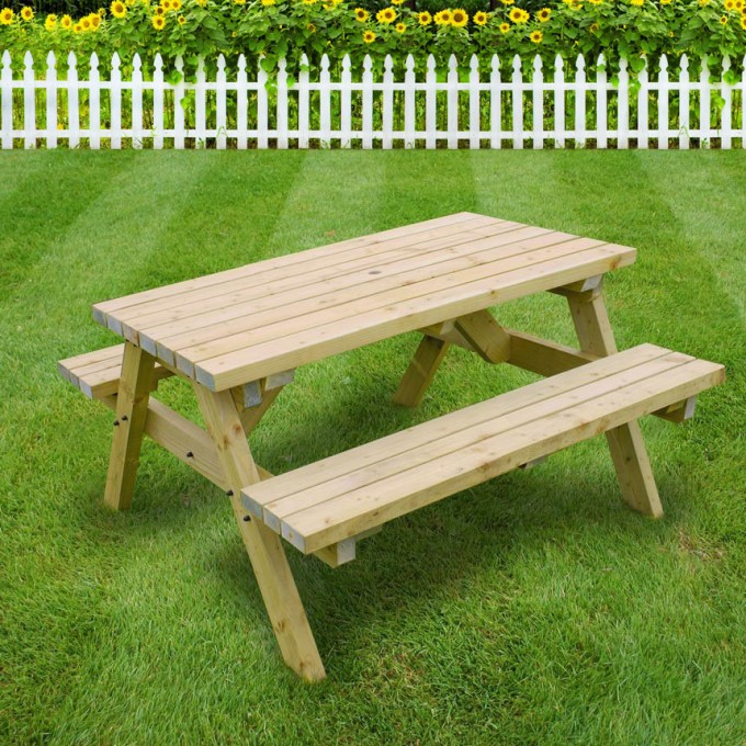 Langdale Picnic Bench - Picnic Benches - Garden Furniture